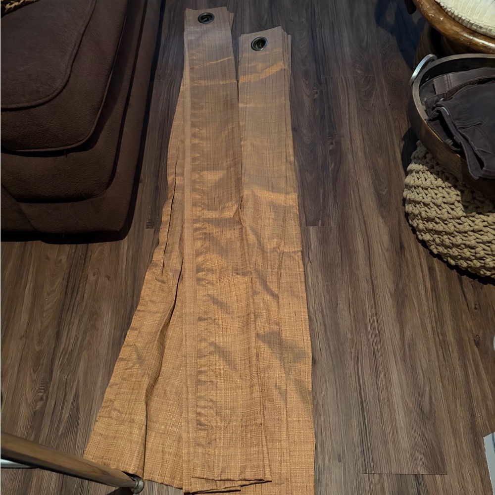 Men's Casual Drawstring Pants in Tan - Unbranded